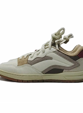 李宁正品惟吾PROS男子时尚潮流耐磨透气低帮运动板鞋AEPU049-7