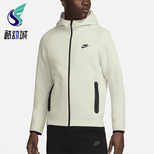 Nike/耐克正品男士拉链复古透气连帽印花经典夹克外套FB7921-020