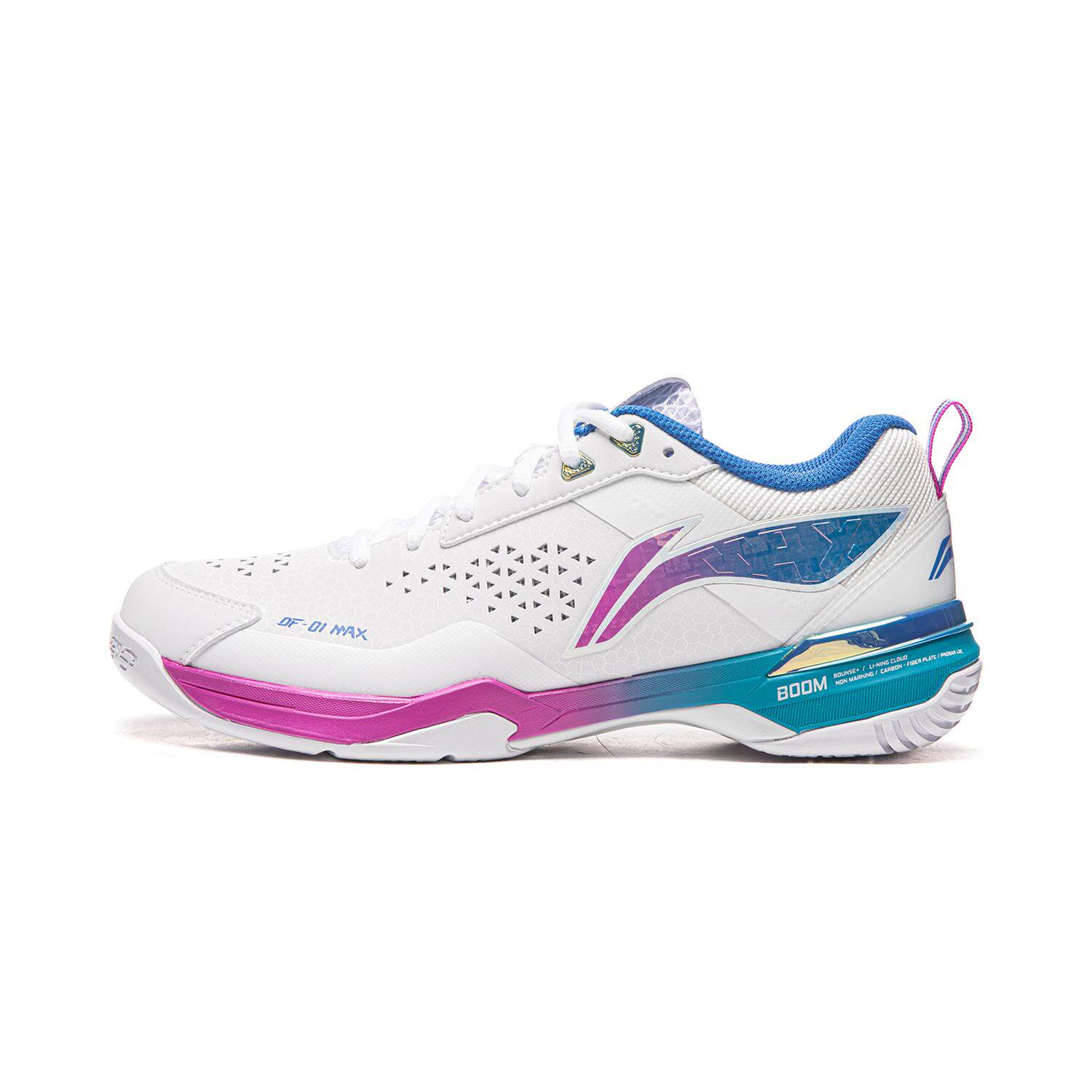 李宁正品刀锋MAX男女同款减震耐磨回弹专业训练羽毛球鞋AYAU005