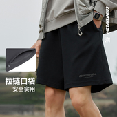 李宁正品 AKSU917 CF溯放肆趣野男子简约舒适轻盈凉爽宽松短卫裤