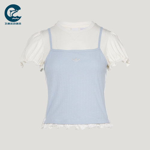 Adidas/阿迪达斯正品三叶草女士日常休闲经典运动短袖T恤KY3298