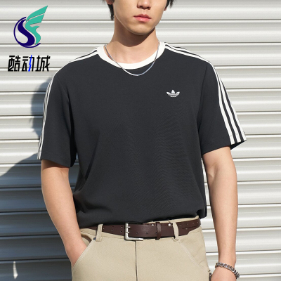 Adidas/阿迪达斯正品三叶草CALIT-SHIRTS新款经典短袖T恤KX7991