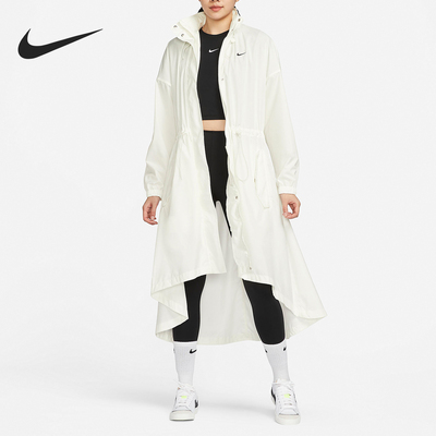 Nike/耐克正品新款女士运动休闲长款收腰梭织外套FN2844-133