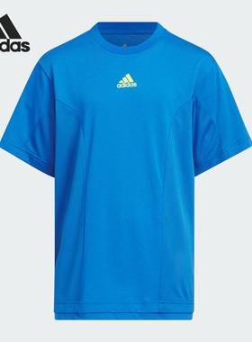 Adidas/阿迪达斯正品JK ST F2IN1 TEE大童运动休闲短袖IQ1282