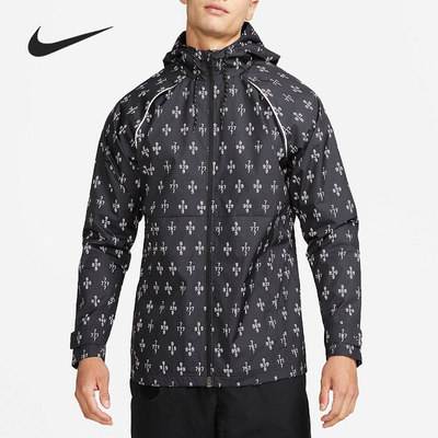 Nike/耐克正品21/22巴黎足球男子运动连帽夹克外套DB4575-010