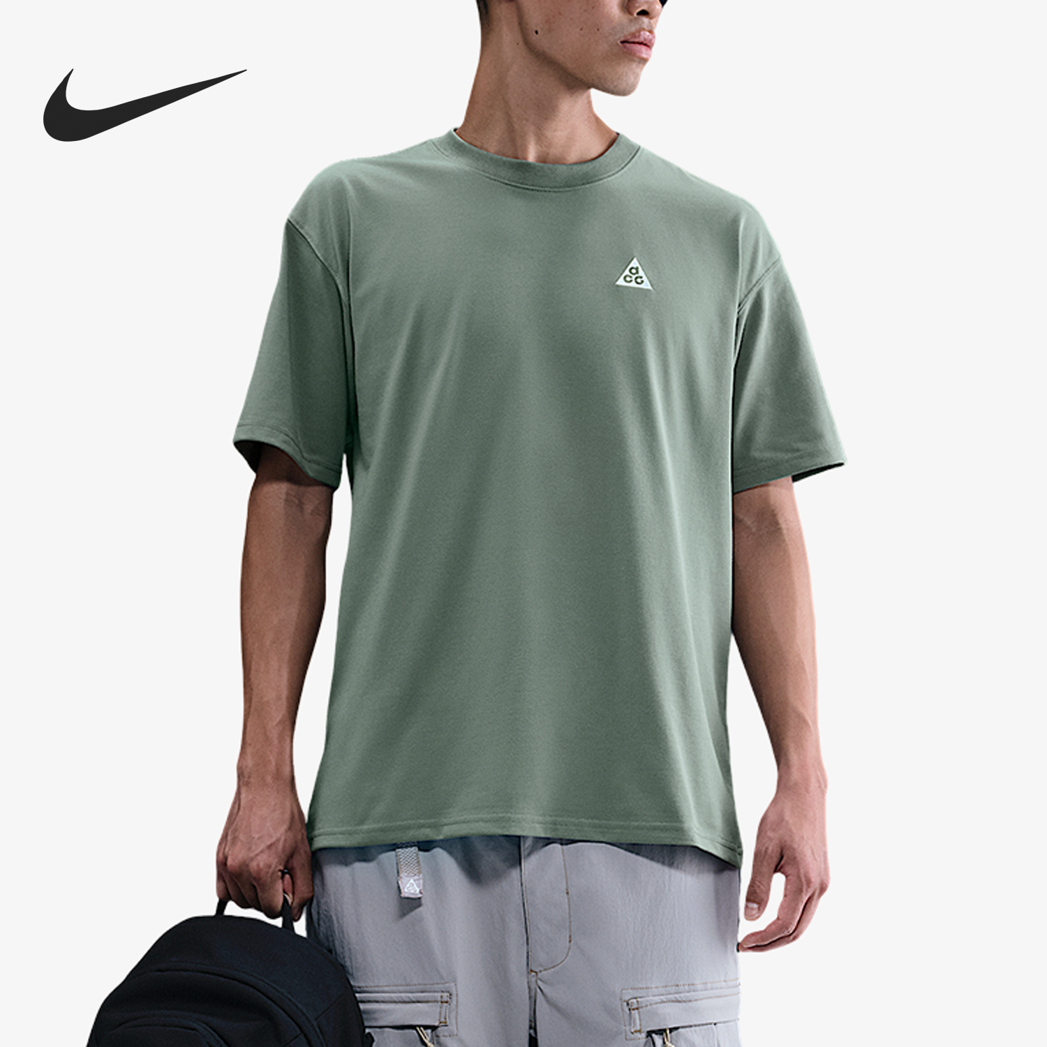 Nike/耐克正品ACG Max90男士套头宽松运动透气圆领短袖HJ0799-364