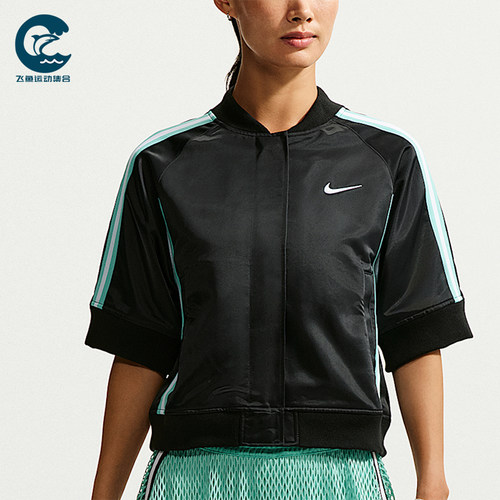 Nike/耐克正品Court Slam女士梭织立领短袖网球T恤IQ2683-010