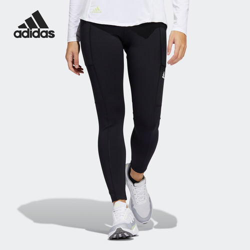 Adidas/阿迪达斯正品H.RDY高尔夫紧身女子训练运动长裤HA6051