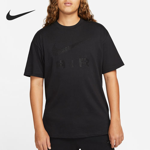 Nike耐克正品小童Sportswear字母印花圆领短袖T恤DZ2886-010