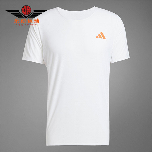 Adidas/阿迪达斯正品经典男士经典跑步健身运动修身圆领T恤JD4200