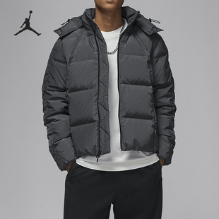 Nike/耐克正品JORDAN男士保暖宽松梭织连帽羽绒服FV7220-060