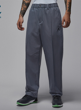 Nike/耐克正品JORDAN男士训练运动梭织刺绣高尔夫长裤HQ8674-075