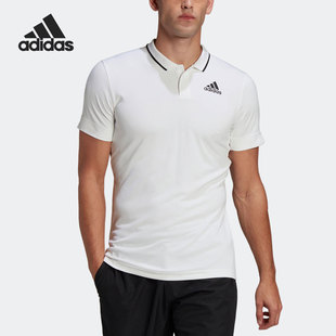 阿迪达斯正品 新款 Adidas 夏季 HB9135 男子网球运动短袖 POLO衫