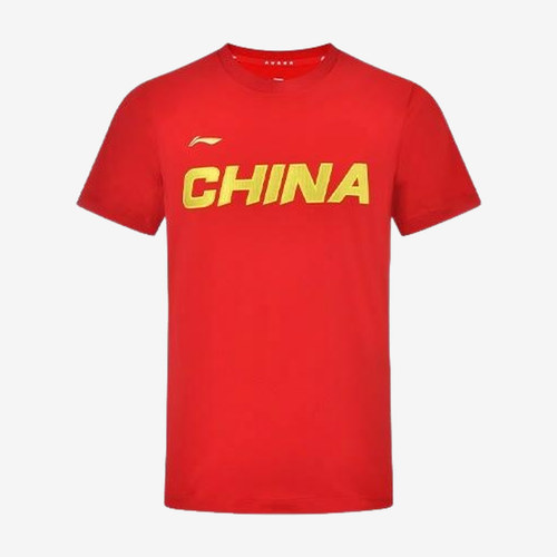 李宁官方正品中性字母印花圆领日常出行轻便舒适短袖T恤AHSS983-2
