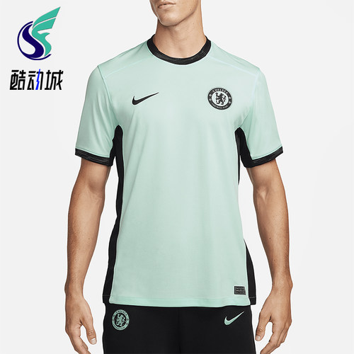 Nike/耐克正品男士吸湿排汗印花圆领经典套头短袖T恤DX9819-354
