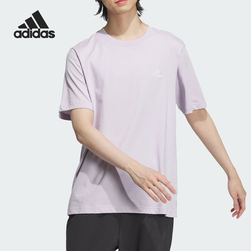 阿迪达斯情侣运动短袖上衣