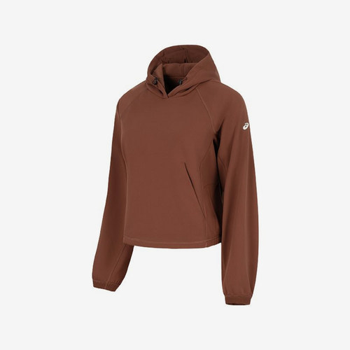 Asics亚瑟士正品运动生活女加绒保暖连帽长袖卫衣2032D412-200