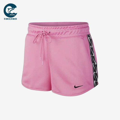 Nike/耐克正品刺绣抽绳系带运动直筒休闲舒适短裤CJ6318-610