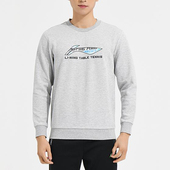 李宁正品 AWDT281 乒乓球系列男女同款 运动训练比赛卫衣套头衫