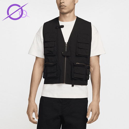 Nike/耐克正品男士舒适耐用经典运动休闲多口袋背心FN3214-010