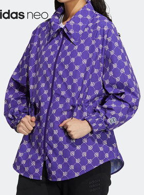 Adidas/阿迪达斯正品neo W MONOGRAM WB女子运动外套HM2015