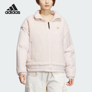 女士双面穿加绒保暖外套IX5956 龙年款 Adidas 阿迪达斯正品