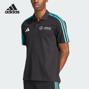 运动翻领透气POLO衫 Adidas 男士 阿迪达斯正品 JV5430 2025新款