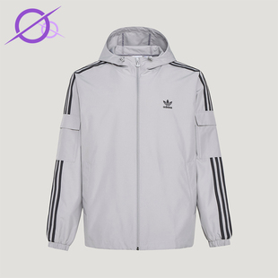 Adidas/阿迪达斯正品VR STAG JKT U通勤男女经典运动夹克KV8851