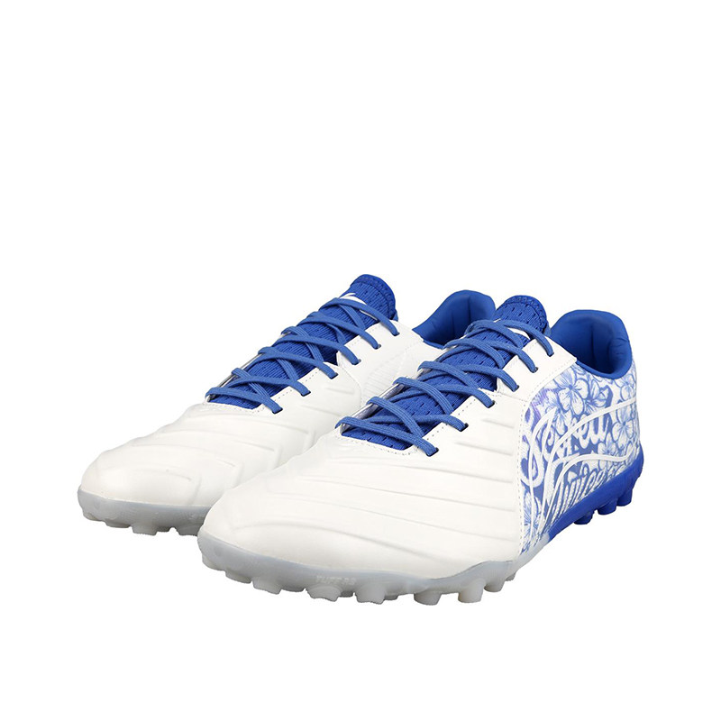 李宁正品锦系列男子缓震耐磨TF胶质碎钉低帮运动足球鞋YSTT021-6