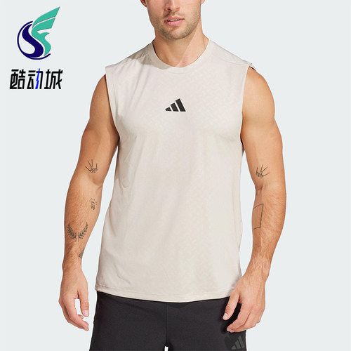 Adidas/阿迪达斯正品2025新款男士经典透气运动健身背心JM3188