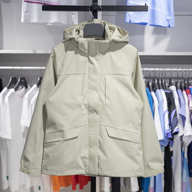 李宁正品2024秋季新款女士团购系列休闲防风夹克外套AFDUA20-6