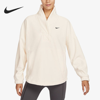 Nike/耐克正品ThermaFIT One女士宽松保暖运动卫衣FB5643-110