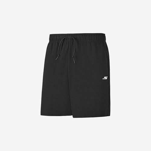 Skechers/斯凯奇正品夏季款男士刺绣系带针织短裤P225M111-0018