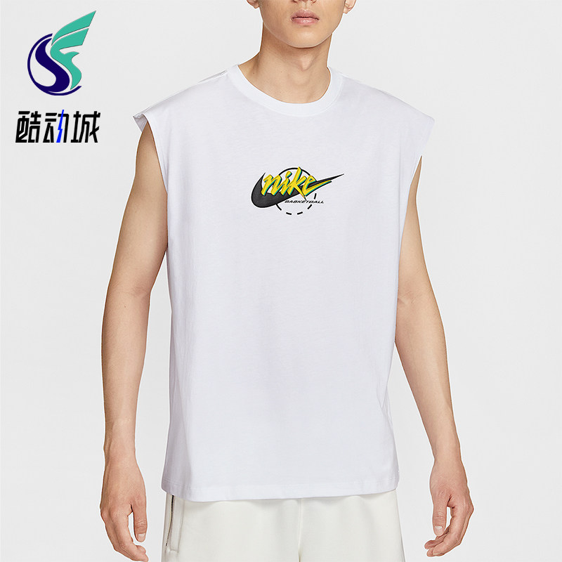 Nike/耐克正品2025夏季款男士针织无袖篮球宽松背心IB4329-100
