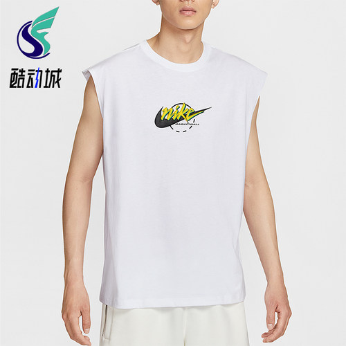 Nike/耐克正品2025夏季款男士针织无袖篮球宽松背心IB4329-100
