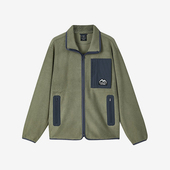 男女摇粒绒拼接针织休闲外套 2023新款 Skechers 斯凯奇正品