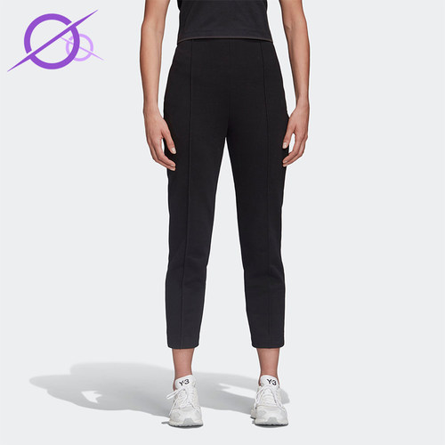 Adidas/阿迪达斯正品Y-3女士时尚高腰弹力针织休闲长裤FN3441
