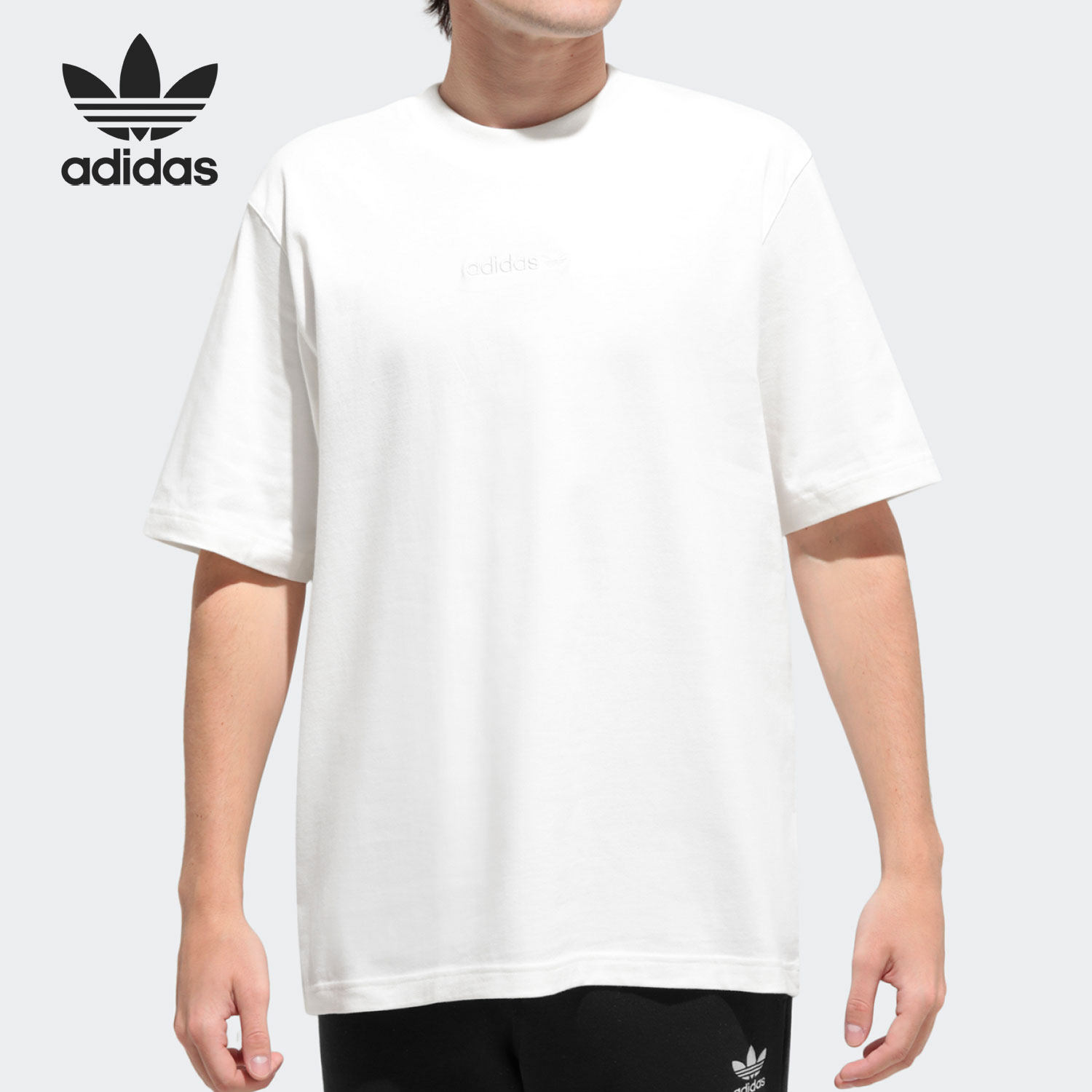 Adidas/阿迪达斯正品 三叶草夏季男子运动休闲短袖T恤GL6149,运动服/休闲服装,运动T恤,淘宝优惠券,粉丝福利购,淘宝优惠卷