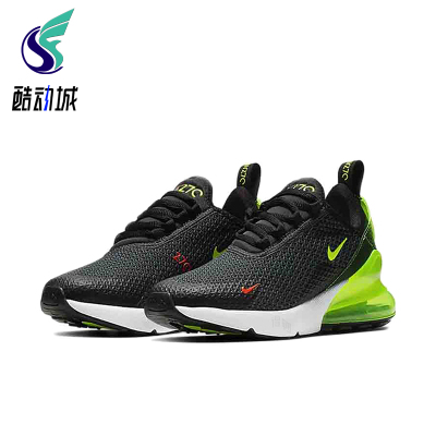 Nike/耐克正品AirMax270新款女黑黄色经典厚底鞋跑步鞋AV5141-001