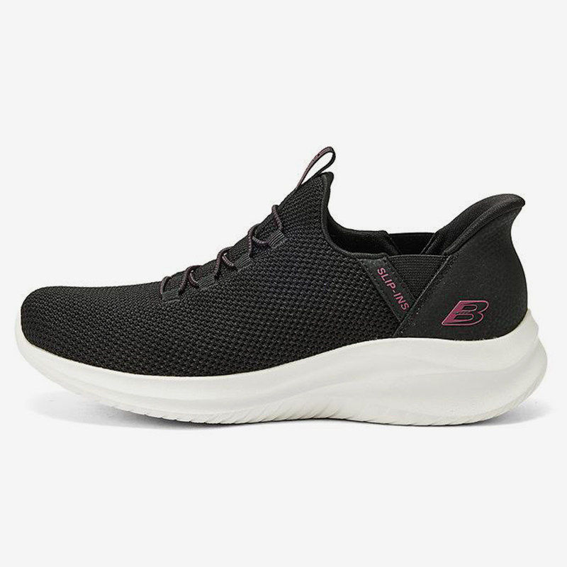 Skechers/斯凯奇正品四季款女士轻盈一脚穿休闲运动鞋117713-BLK - 实物图