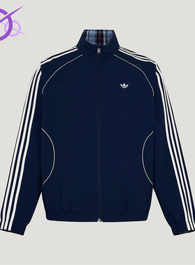 Adidas/阿迪达斯正品三叶草男士休闲立领双面穿宽松外套KT6367