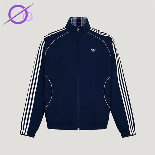 Adidas/阿迪达斯正品三叶草男士休闲立领双面穿宽松外套KT6367