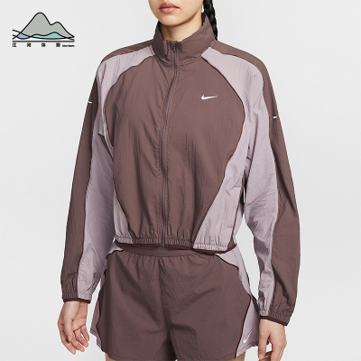 Nike/耐克正品春秋女士休闲立领复古日常运动夹克外套IM9481-502