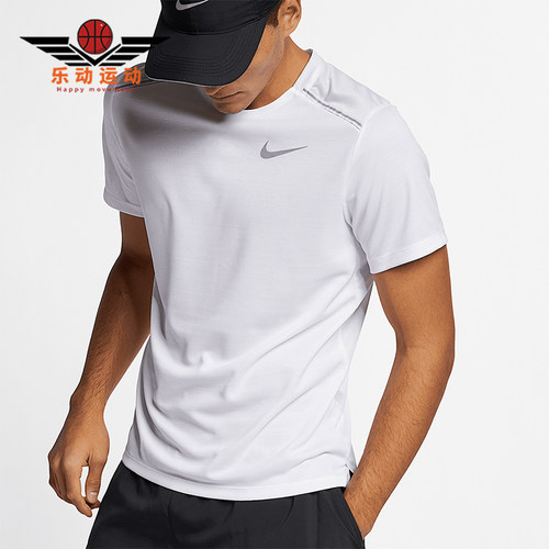 Nike/耐克正品夏季新款男士运动跑步透气训练短袖AJ7566-100