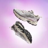 逍遥女子减震回弹复古拼接运动跑步鞋 李宁正品 2025新款 ARXV004