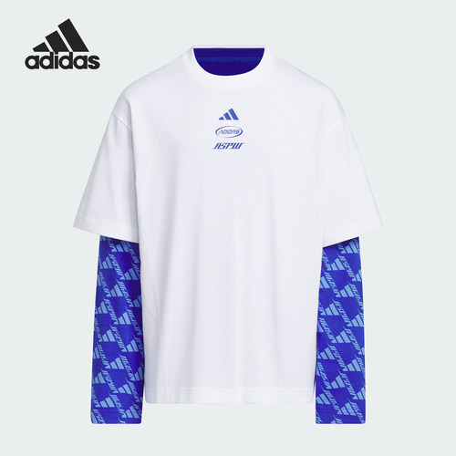 Adidas/阿迪达斯正品当季新款大童运动二合一T恤JC6925