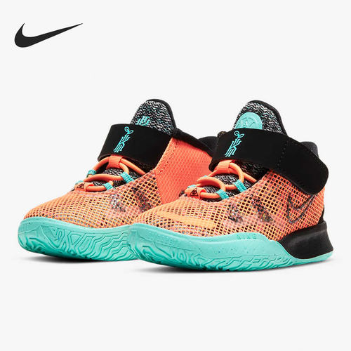 Nike/耐克正品当季新款小童系带舒适休闲运动篮球鞋CW3237-800