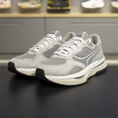 征荣 M1000男女同款 反光舒适透气复古休闲鞋 李宁正品 AGCU073