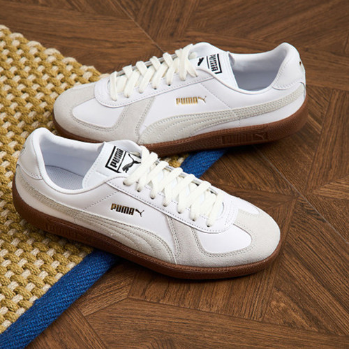 Puma/彪马正品Army Trainer男女防滑耐磨低帮板鞋386607-05