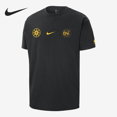 Nike耐克正品男款金州勇士队城市版圆领透气短袖T恤FN2003-010